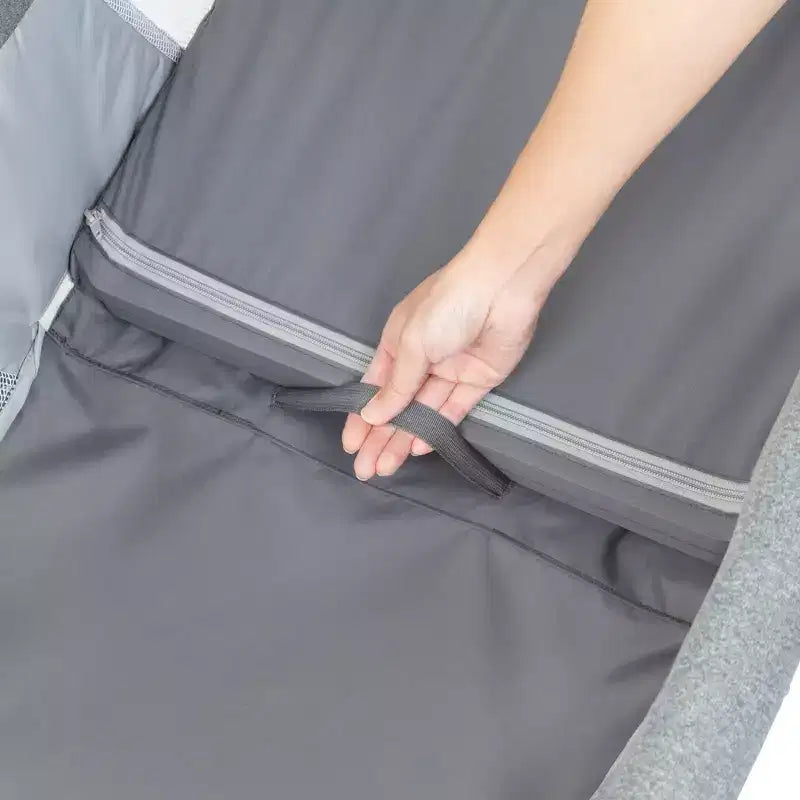 Moïse Portable à Bascule 2 en 1 Pliage Rapide - Gris Anthracite : Design Moderne, Cadre Métallique Pliable