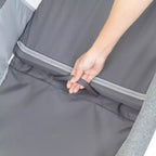 Moïse Portable à Bascule 2 en 1 Pliage Rapide - Gris Anthracite : Design Moderne, Cadre Métallique Pliable