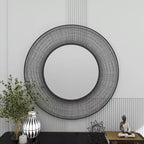Miroir Mural Étoile Métal Noir - Olivia & May