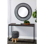 Miroir Mural Étoile Métal Noir - Olivia & May