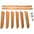 TidyTimber Support Mural en Bois pour Planches de Wakeboard | Peut Contenir 3 Planches