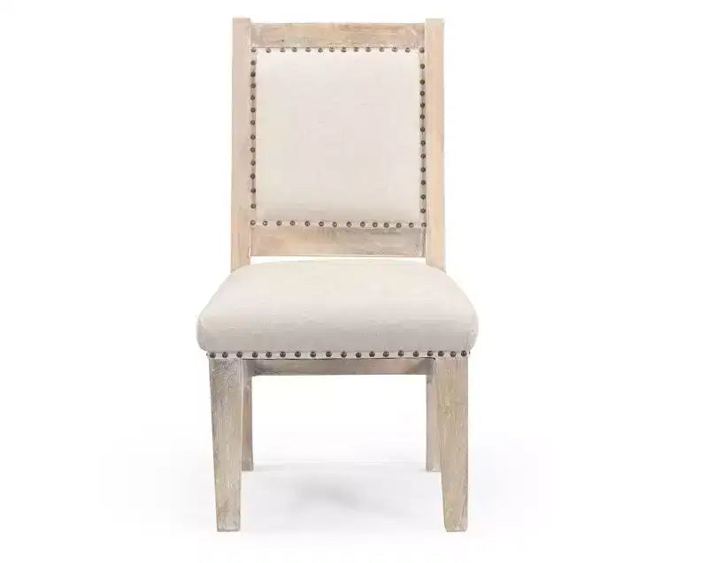 20 chaises d'appoint beiges et blanches
