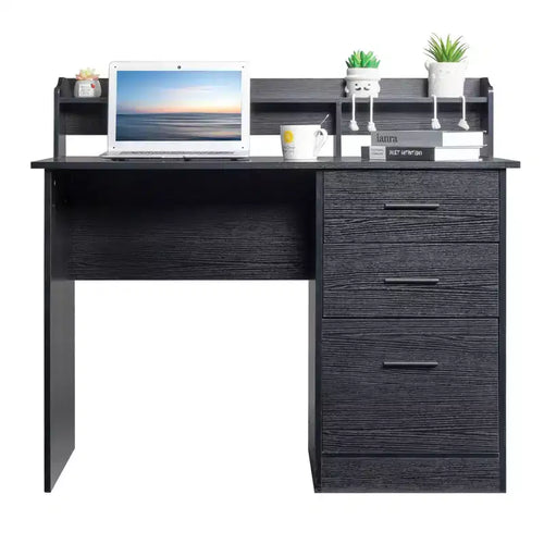 Karl Home 43.31 inch W Rectangle Computer Desk with Hutch