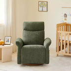 Fauteuil inclinable pivotant motorisé à triple moteur avec fonction planeur pour chambre de bébé