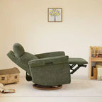 Fauteuil inclinable pivotant motorisé à triple moteur avec fonction planeur pour chambre de bébé