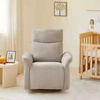 Fauteuil inclinable pivotant motorisé à triple moteur avec fonction planeur pour chambre de bébé