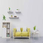 Étagère flottante grise de 59,9 cm avec support invisible, fixation murale en bois, parfaite pour la décoration de salle de bain/chambre/cuisine ou pour exposer des livres/plantes, installation facile.
