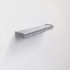 Étagère flottante grise de 59,9 cm avec support invisible, fixation murale en bois, parfaite pour la décoration de salle de bain/chambre/cuisine ou pour exposer des livres/plantes, installation facile.