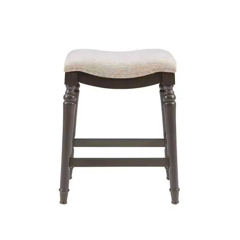 Tabouret de bar sans dossier en bois hauteur comptoir Brayden Big and Tall