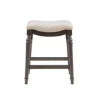 Tabouret de bar sans dossier en bois hauteur comptoir Brayden Big and Tall