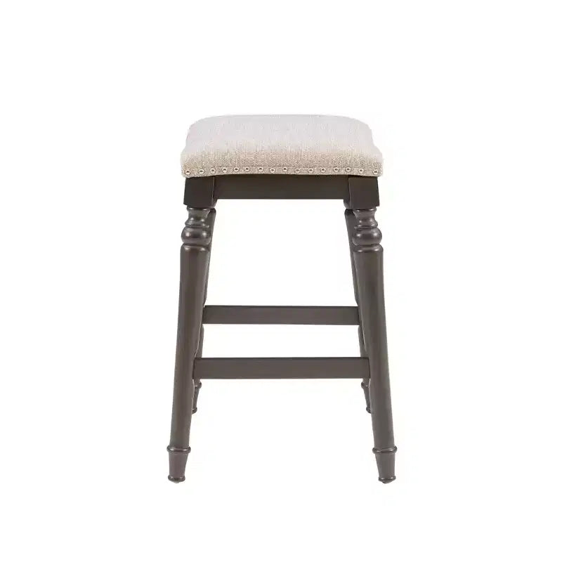Tabouret de bar sans dossier en bois hauteur comptoir Brayden Big and Tall