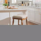 Tabouret de bar sans dossier en bois hauteur comptoir Brayden Big and Tall