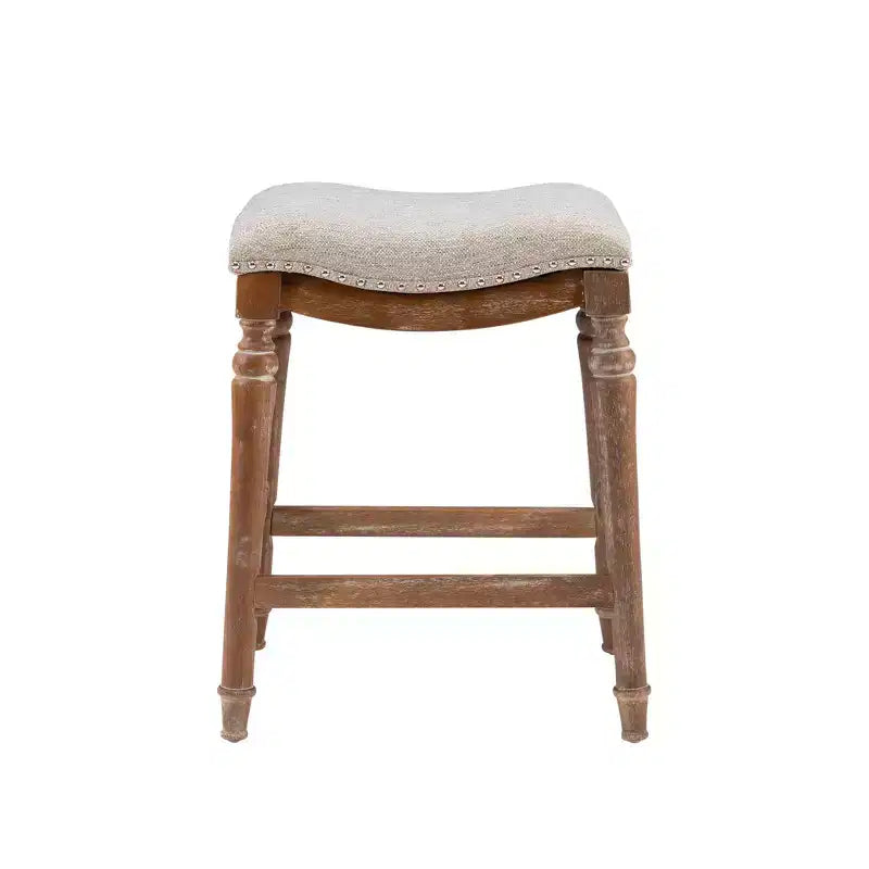 Tabouret de bar sans dossier en bois hauteur comptoir Brayden Big and Tall