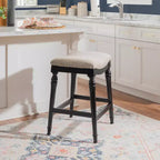 Tabouret de bar sans dossier en bois hauteur comptoir Brayden Big and Tall