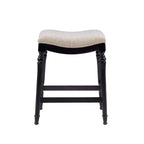 Tabouret de bar sans dossier en bois hauteur comptoir Brayden Big and Tall