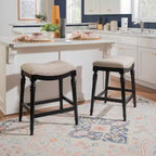 Tabouret de bar sans dossier en bois hauteur comptoir Brayden Big and Tall