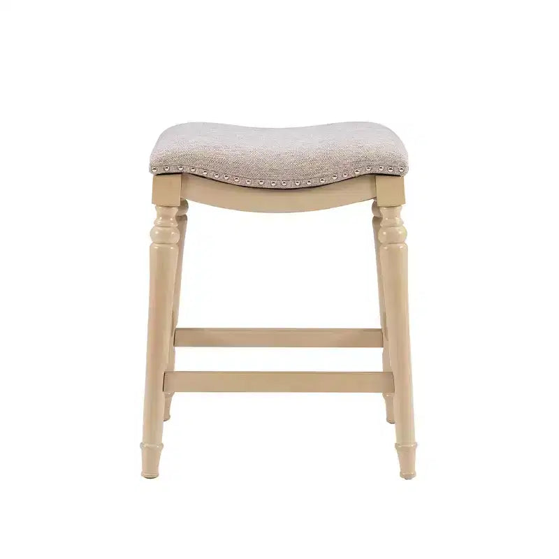 Tabouret de bar sans dossier en bois hauteur comptoir Brayden Big and Tall