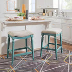 Tabouret de bar sans dossier en bois hauteur comptoir Brayden Big and Tall