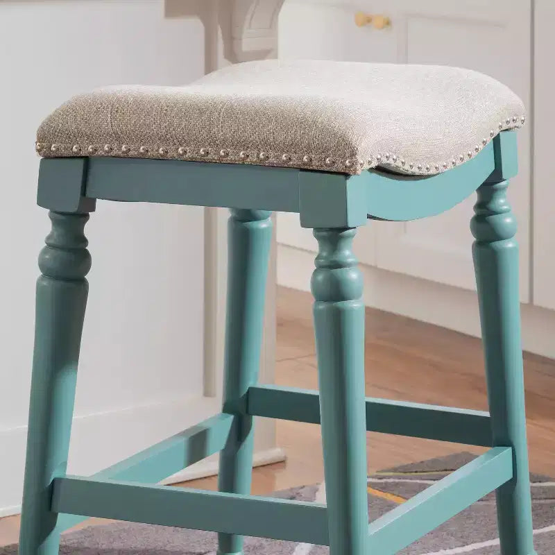 Tabouret de bar sans dossier en bois hauteur comptoir Brayden Big and Tall