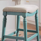 Tabouret de bar sans dossier en bois hauteur comptoir Brayden Big and Tall