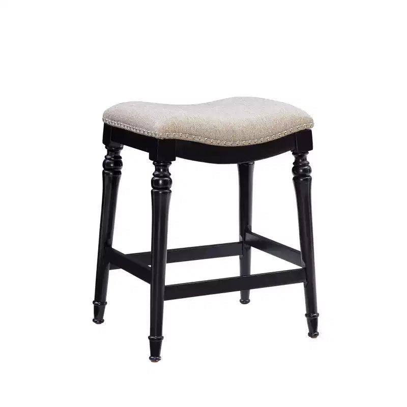 Tabouret de bar sans dossier en bois hauteur comptoir Brayden Big and Tall