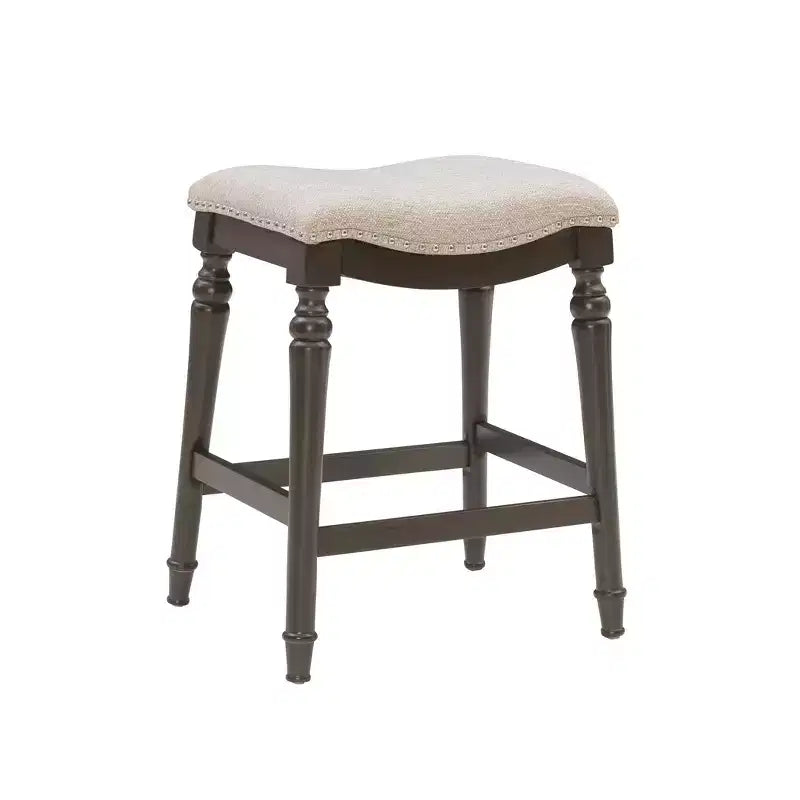 Tabouret de bar sans dossier en bois hauteur comptoir Brayden Big and Tall
