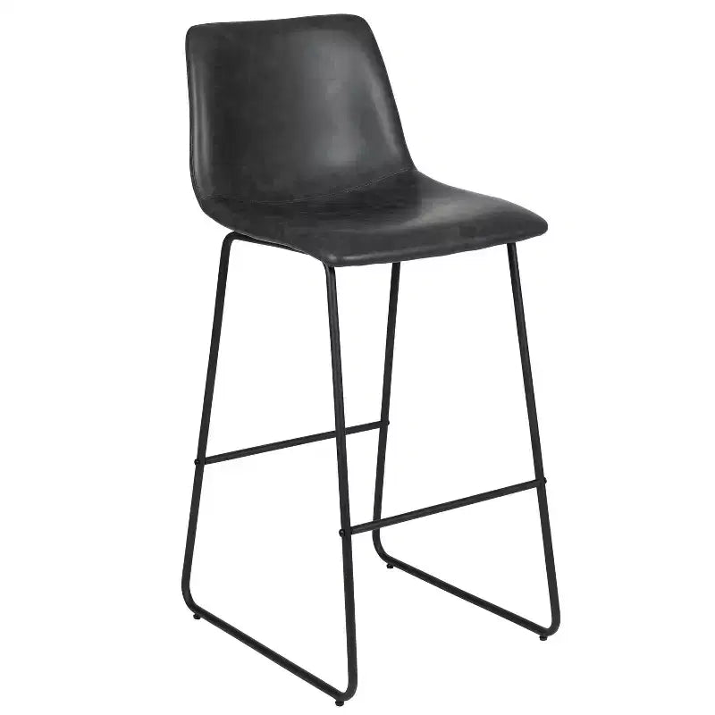 Tabourets de bar de 30 pouces en similicuir de qualité commerciale