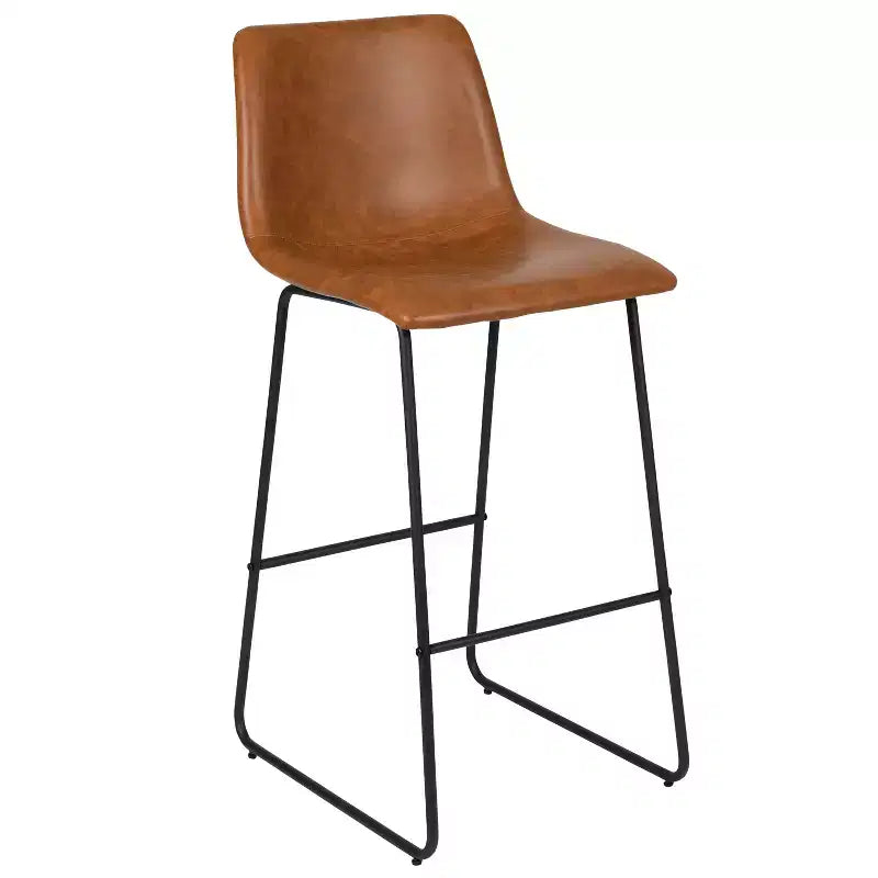 Tabourets de bar de 30 pouces en similicuir de qualité commerciale