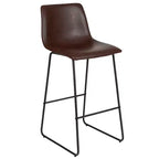 Tabourets de bar de 30 pouces en similicuir de qualité commerciale