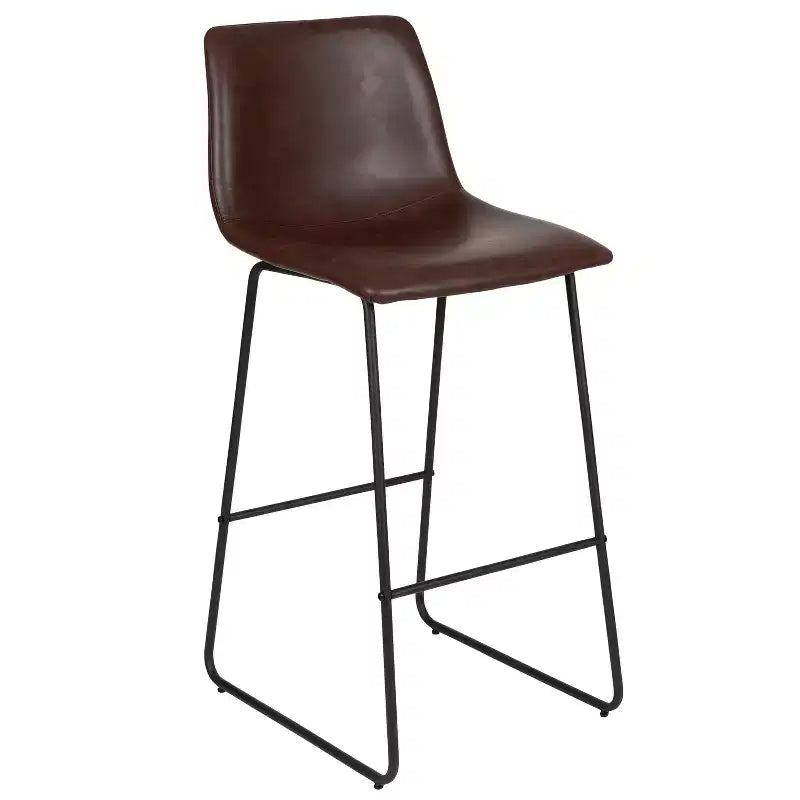 Tabourets de bar de 30 pouces en similicuir de qualité commerciale