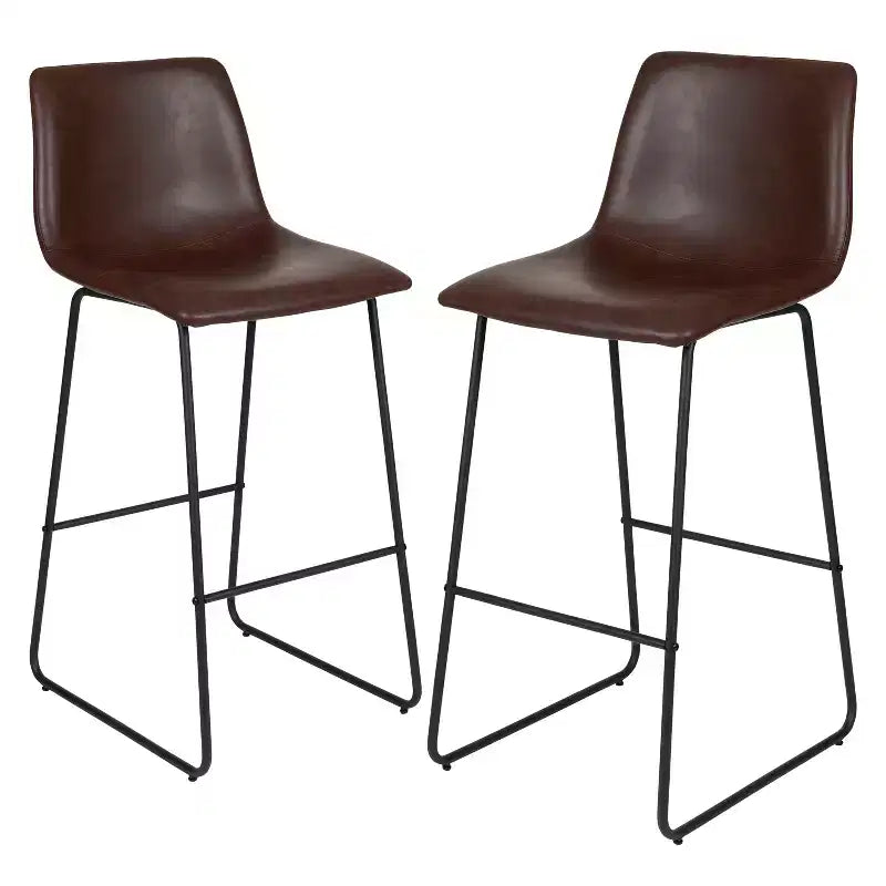 Tabourets de bar de 30 pouces en similicuir de qualité commerciale