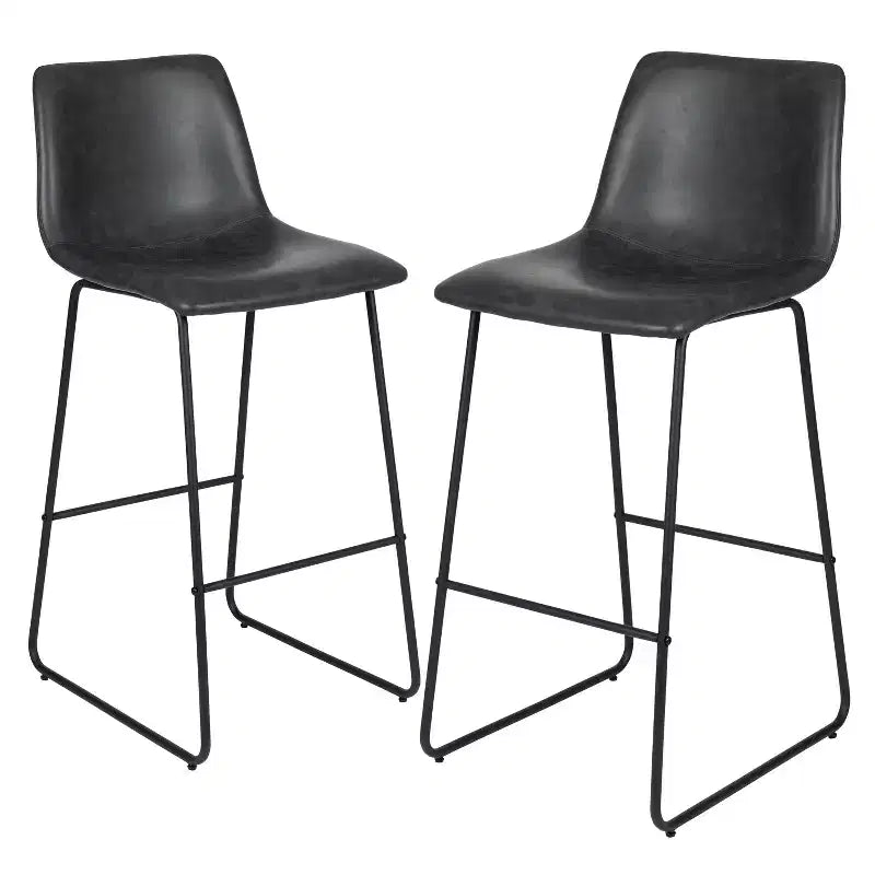 Tabourets de bar de 30 pouces en similicuir de qualité commerciale