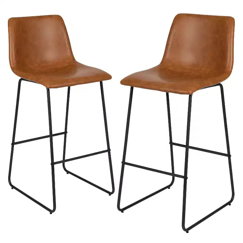 Tabourets de bar de 30 pouces en similicuir de qualité commerciale